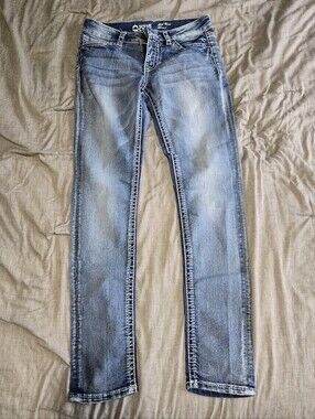 Warehouse One Mid-Rise Skinny Jeans